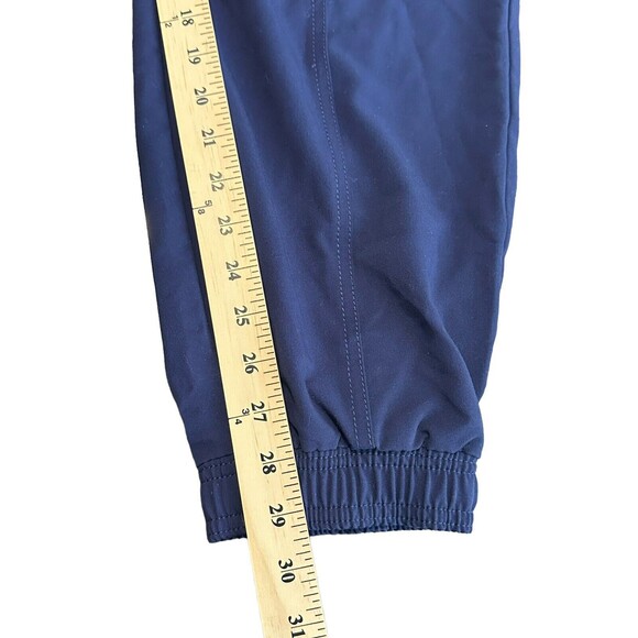 Jaanuu NWT Women's 3X Scrub Uniform Pants In Navy Blue Elastic Waist Joggers H13 - Picture 10 of 11